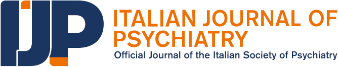 ITALIAN JOURNAL OF PSYCHIATRY